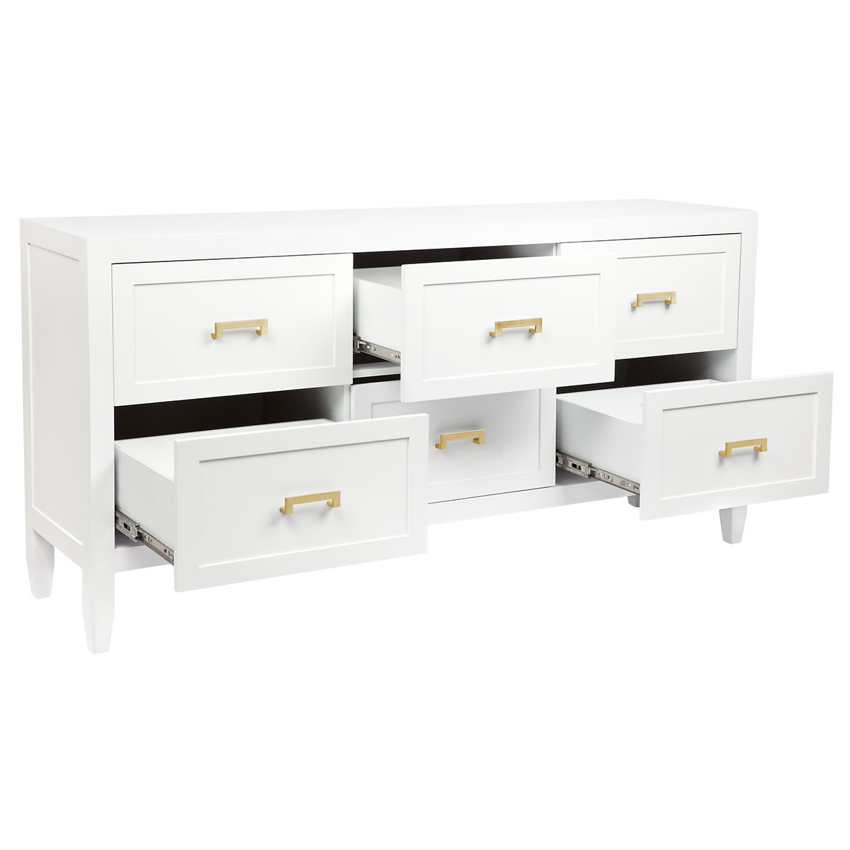 Rexington Home White Soloman Chest of Drawers Temple & ster