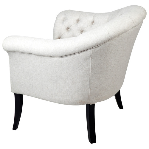 button tufted club chair