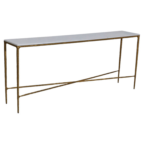 Fiona Marble-Top Console Table