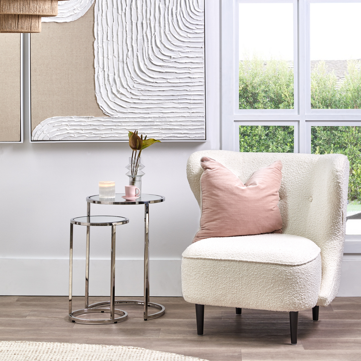 2 Piece Logan Nesting Side Table Set