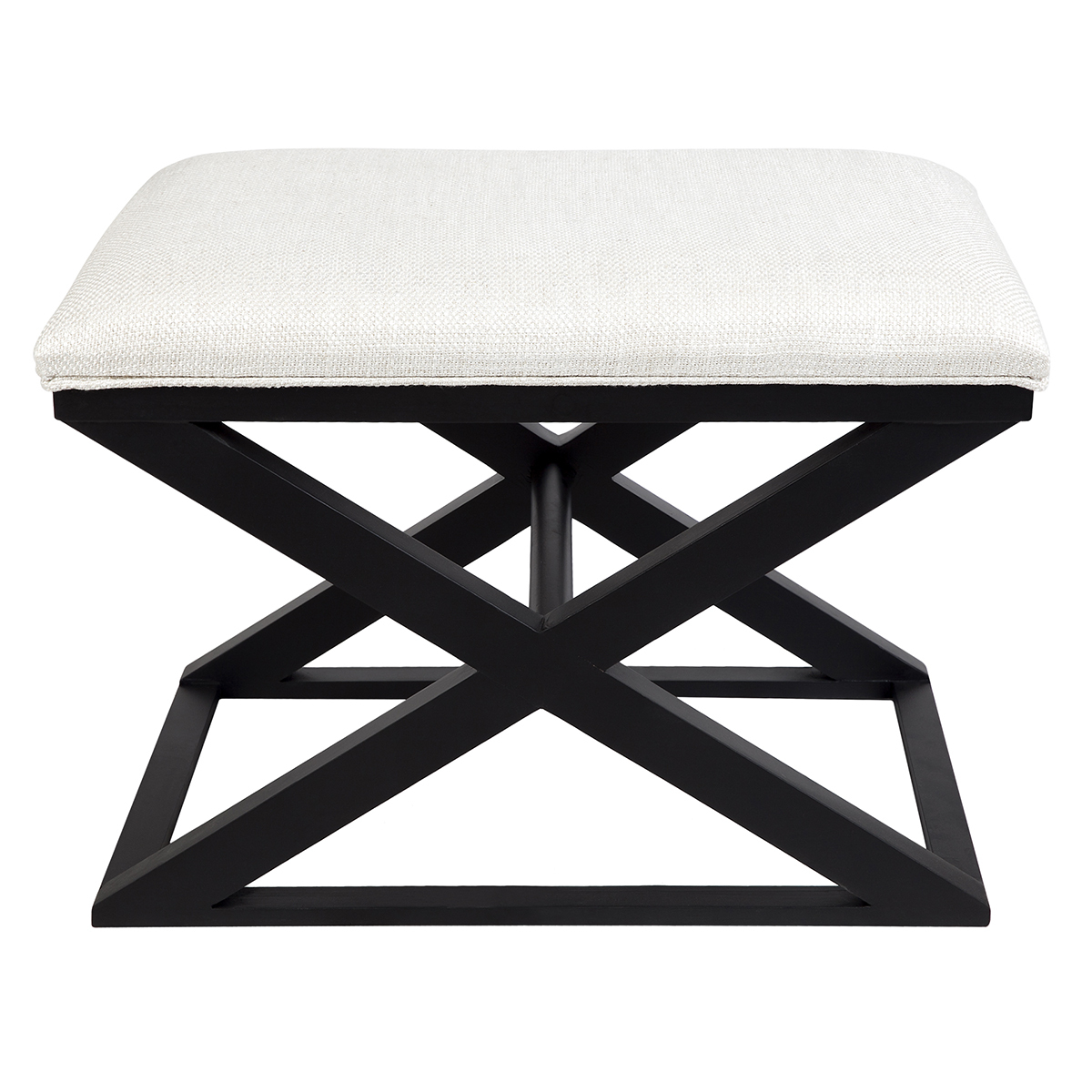 Black Logan Stool
