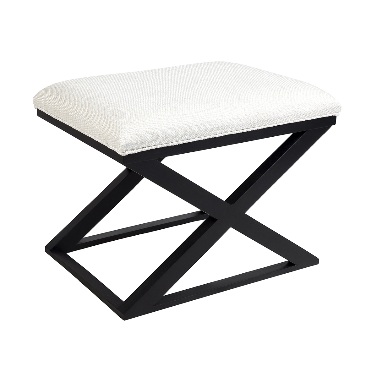 Black Logan Stool