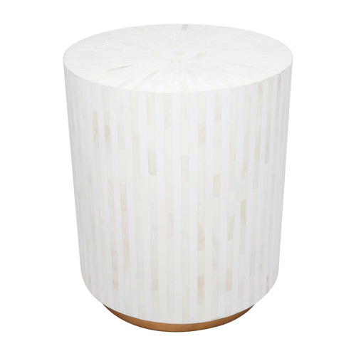 Makayla Bone Inlay Side Table