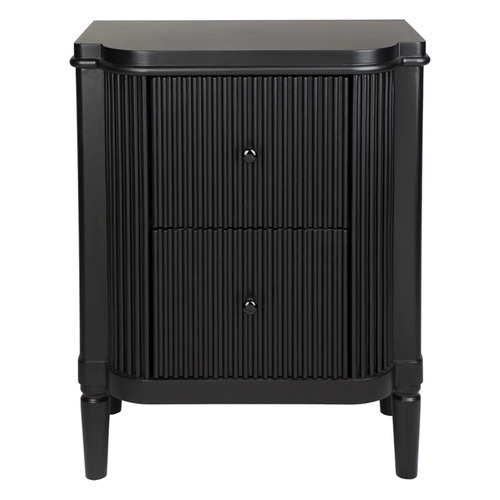 Black Arielle Bedside Table