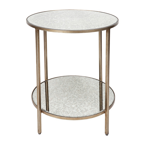 Kluge Mirrored Side Table
