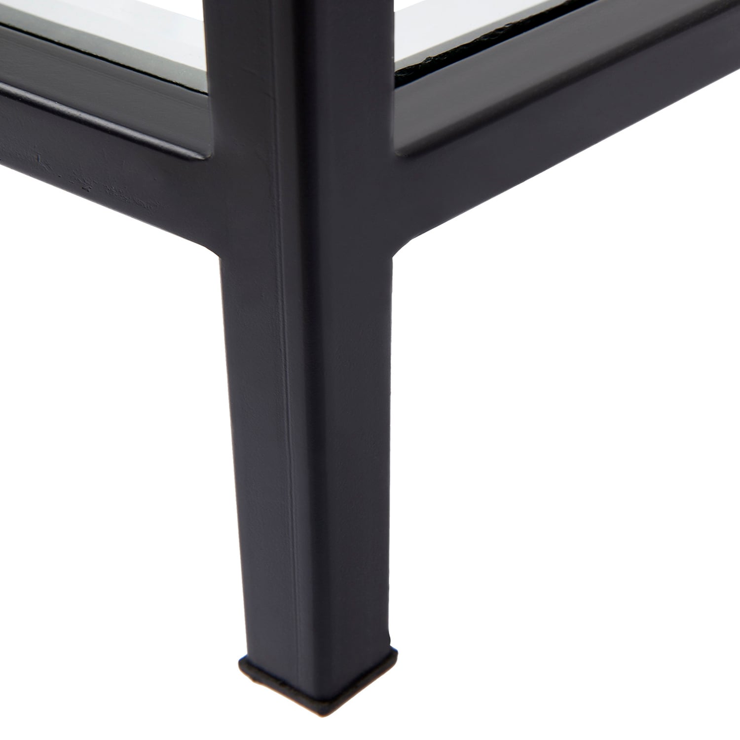 Charlotte Glass-Top Side Table