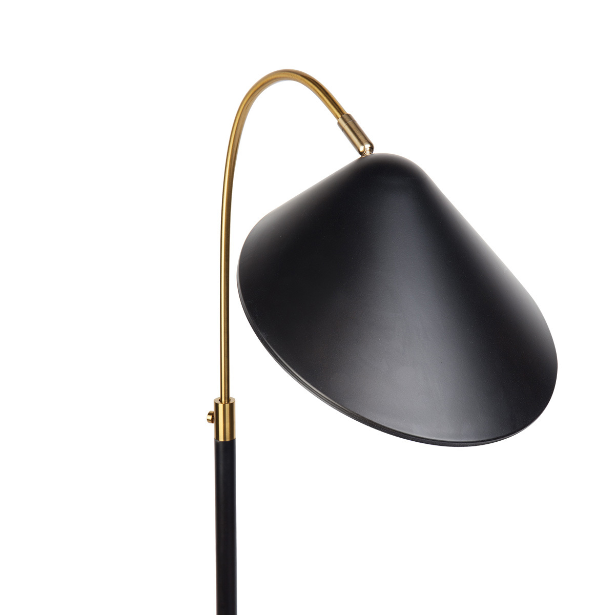 Black Randolph Metal Floor Lamp