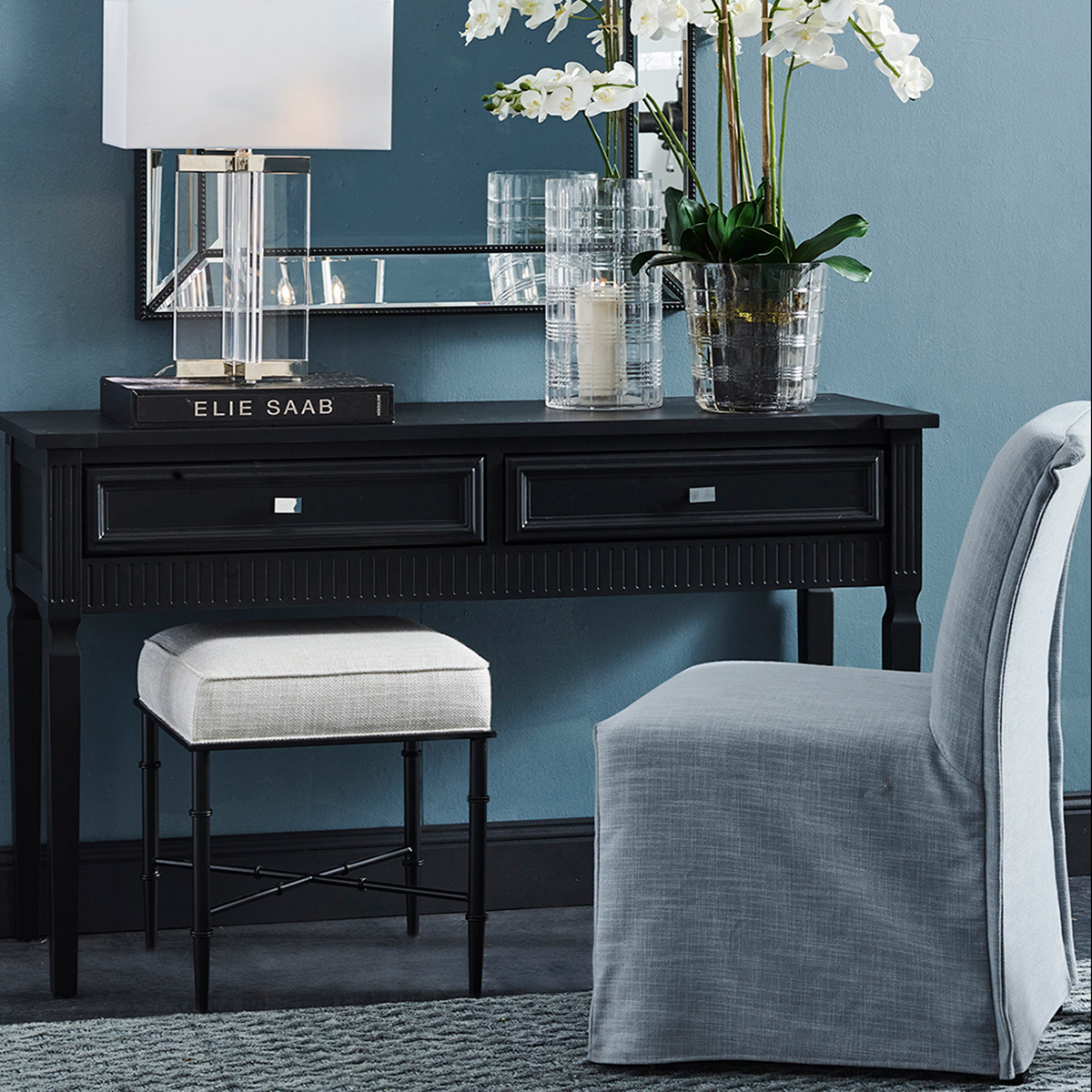 White Hacienda Stool