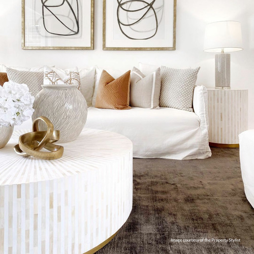 White Makayla Coffee Table