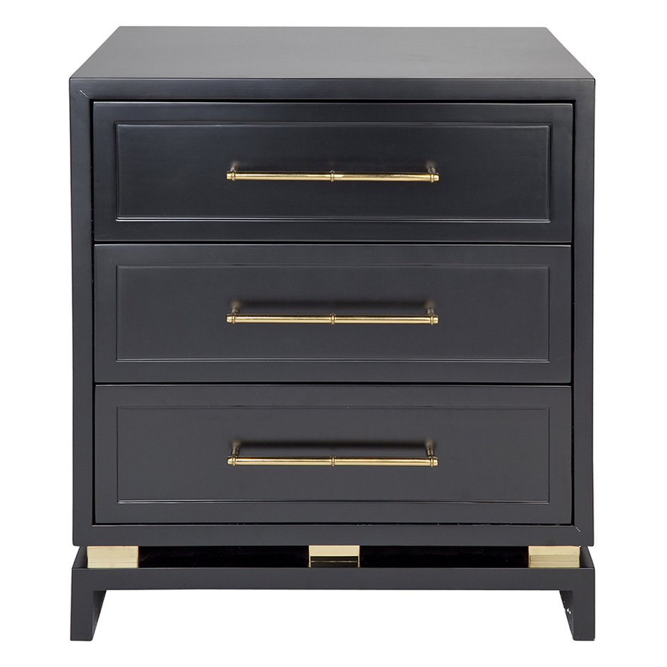 Black Valeriy Bedside Table