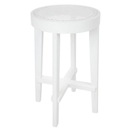 66cm Nathaniel Rattan Kitchen Stool
