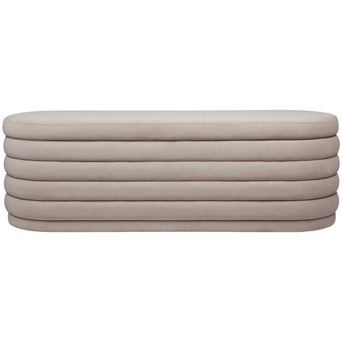 Liam Velvet Storage Ottoman