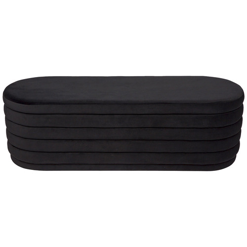 Liam Velvet Storage Ottoman