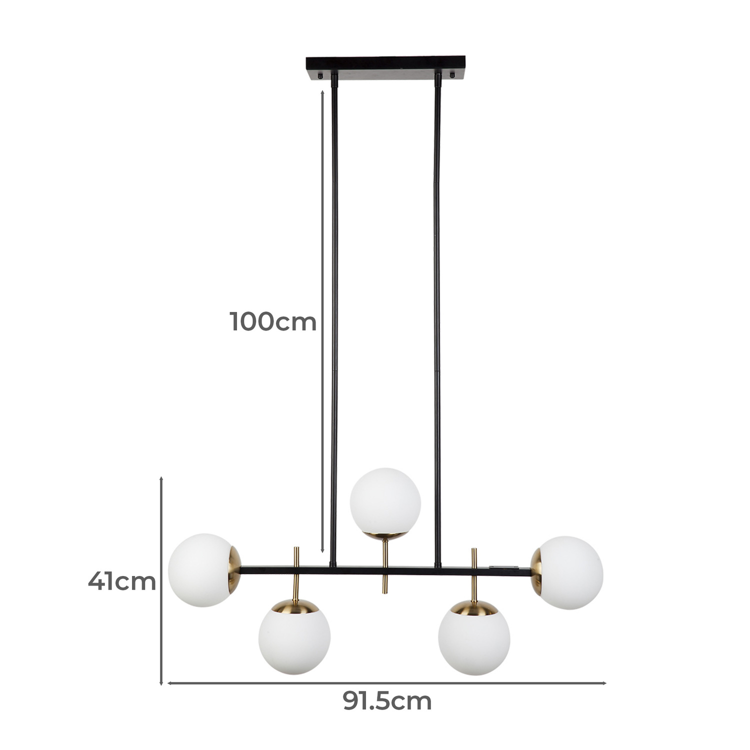 Rhys 5 Light Pendant