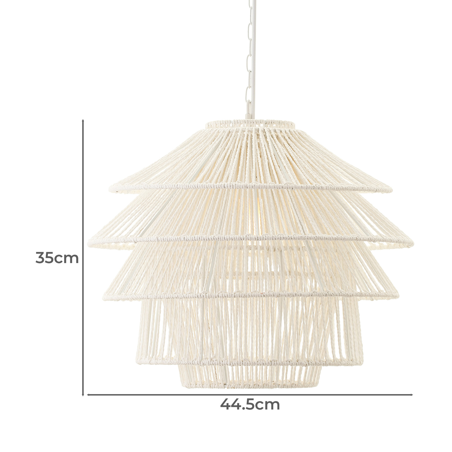 Ossa Paper Rope Pendant Light