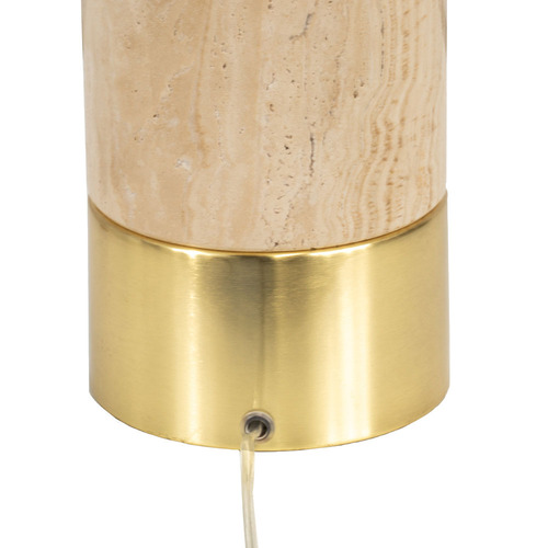 Sigourney Travertine Table Lamp