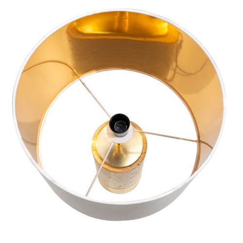 Sigourney Travertine Table Lamp
