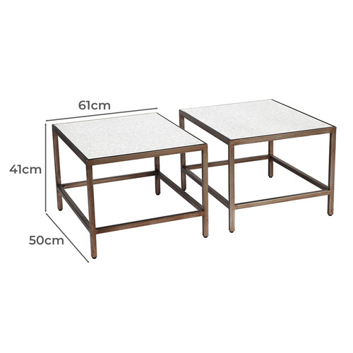 3 Piece Dominick Nesting Coffee Table Set