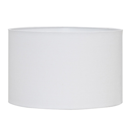 White Ariella Linen Lamp Shade
