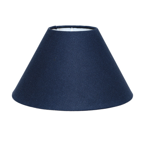 Navy Lyla Linen Lamp Shade