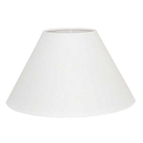 White Lyla Linen Lamp Shade