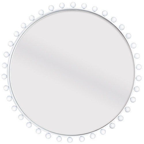 Mira Round Metal Wall Mirror