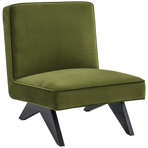 Xavier Velvet Accent Chair