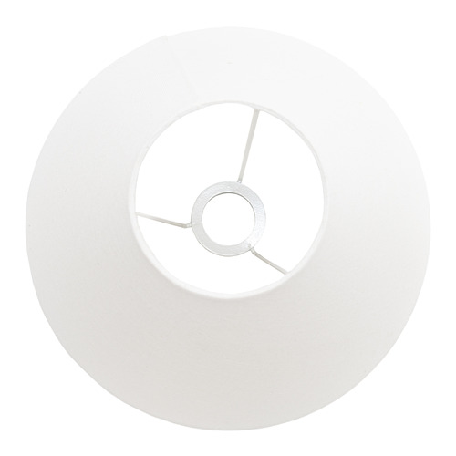 White Lyla Linen Lamp Shade
