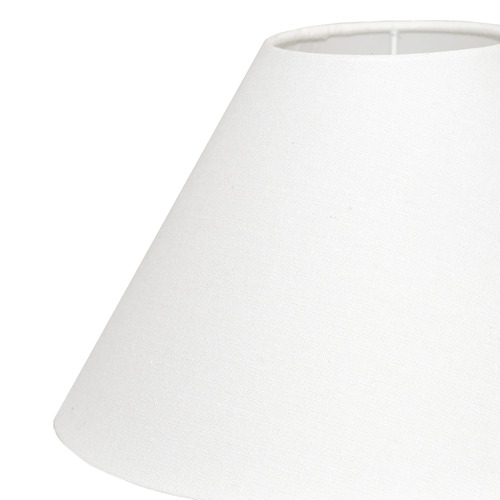 White Lyla Linen Lamp Shade
