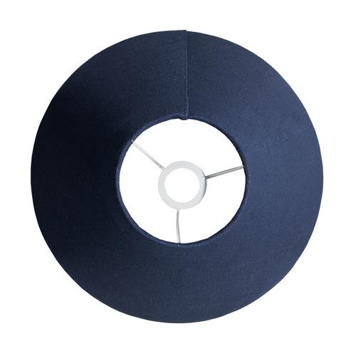 Navy Lyla Linen Lamp Shade