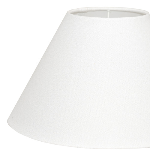 White Lyla Linen Lamp Shade