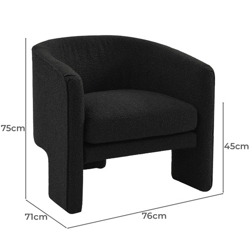 Wesley Boucle Armchair