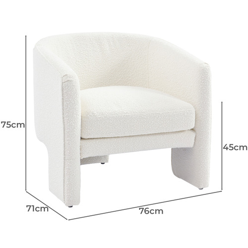 Wesley Boucle Armchair