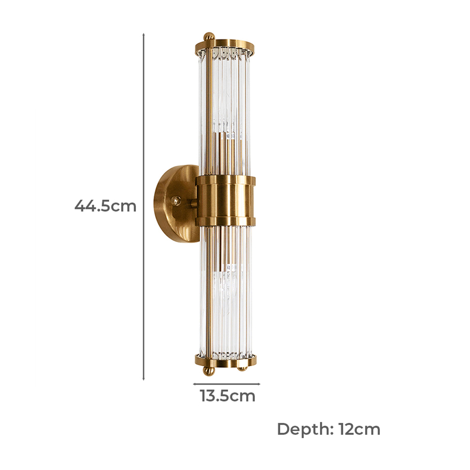 Barres 2 Light Wall Sconce