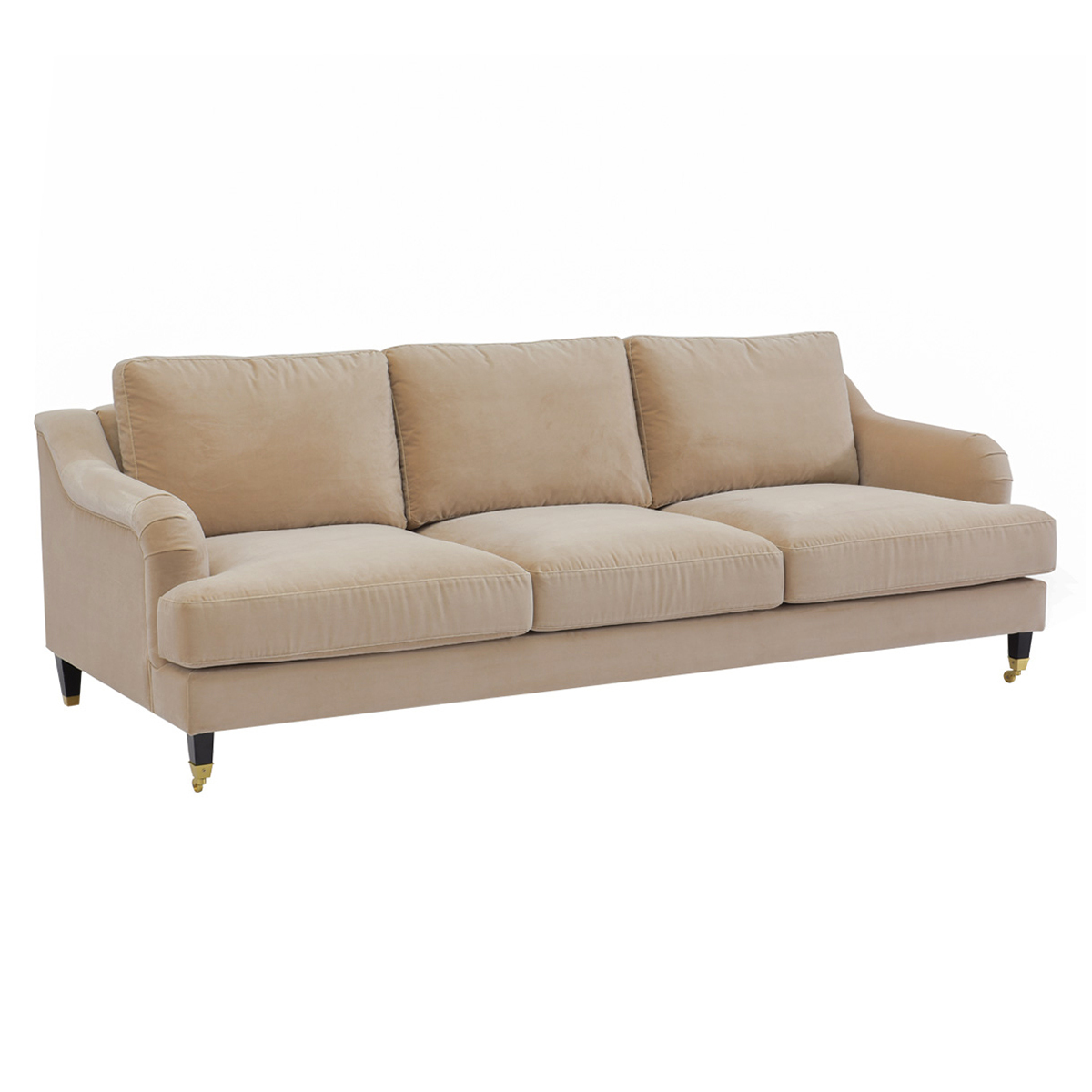 Kena 3 Seater Velvet Sofa