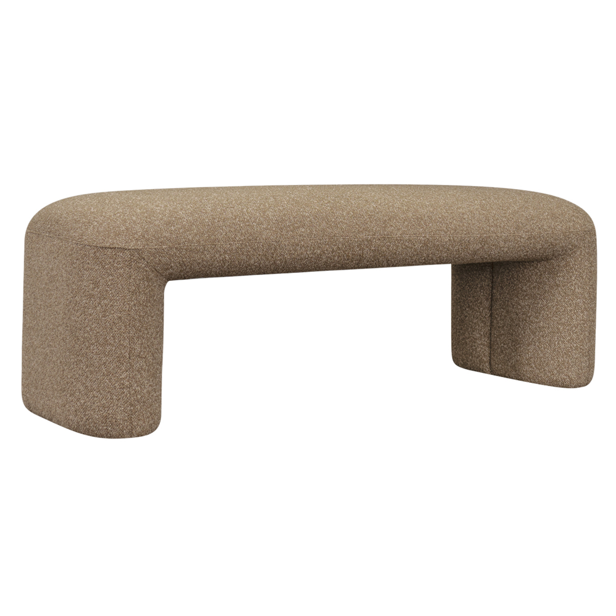 Mikhail Boucle Ottoman Bench