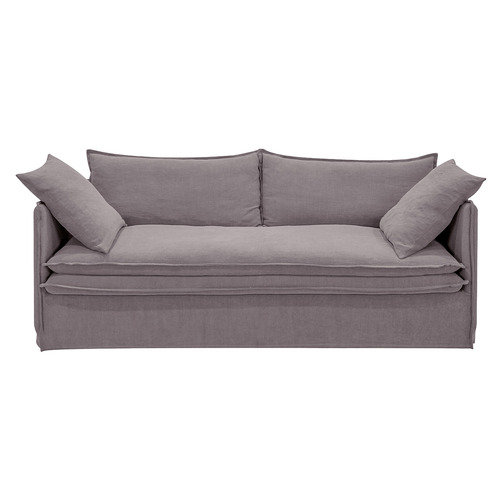 Soren 3 Seater Cotton & Linen Sofa