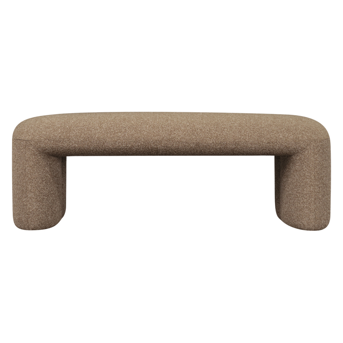 Mikhail Boucle Ottoman Bench