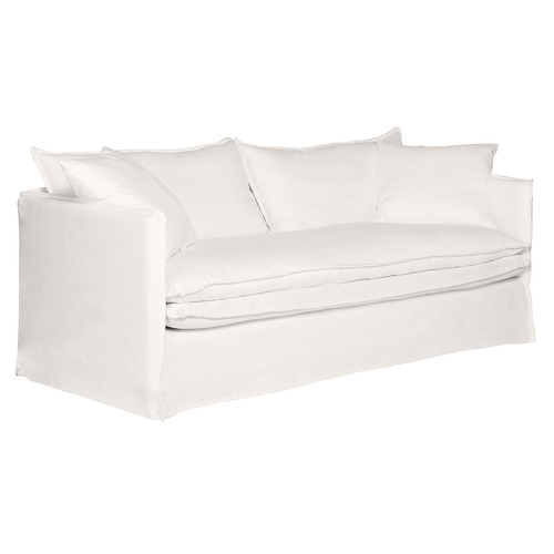 Soren 3 Seater Cotton & Linen Sofa