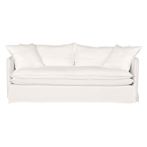 Soren 3 Seater Cotton & Linen Sofa