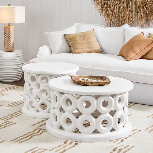 Mina Concrete Coffee Table