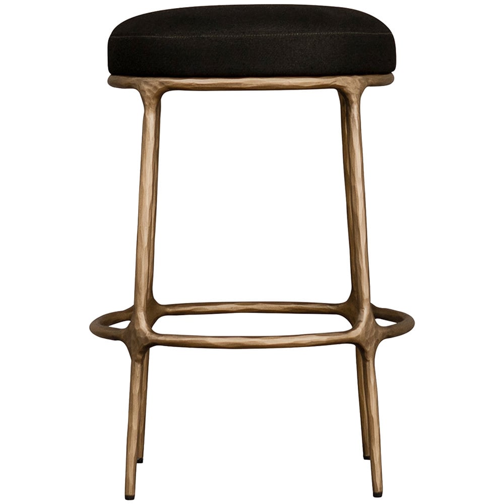 65cm Cassian Cotton-Blend Bar Stool
