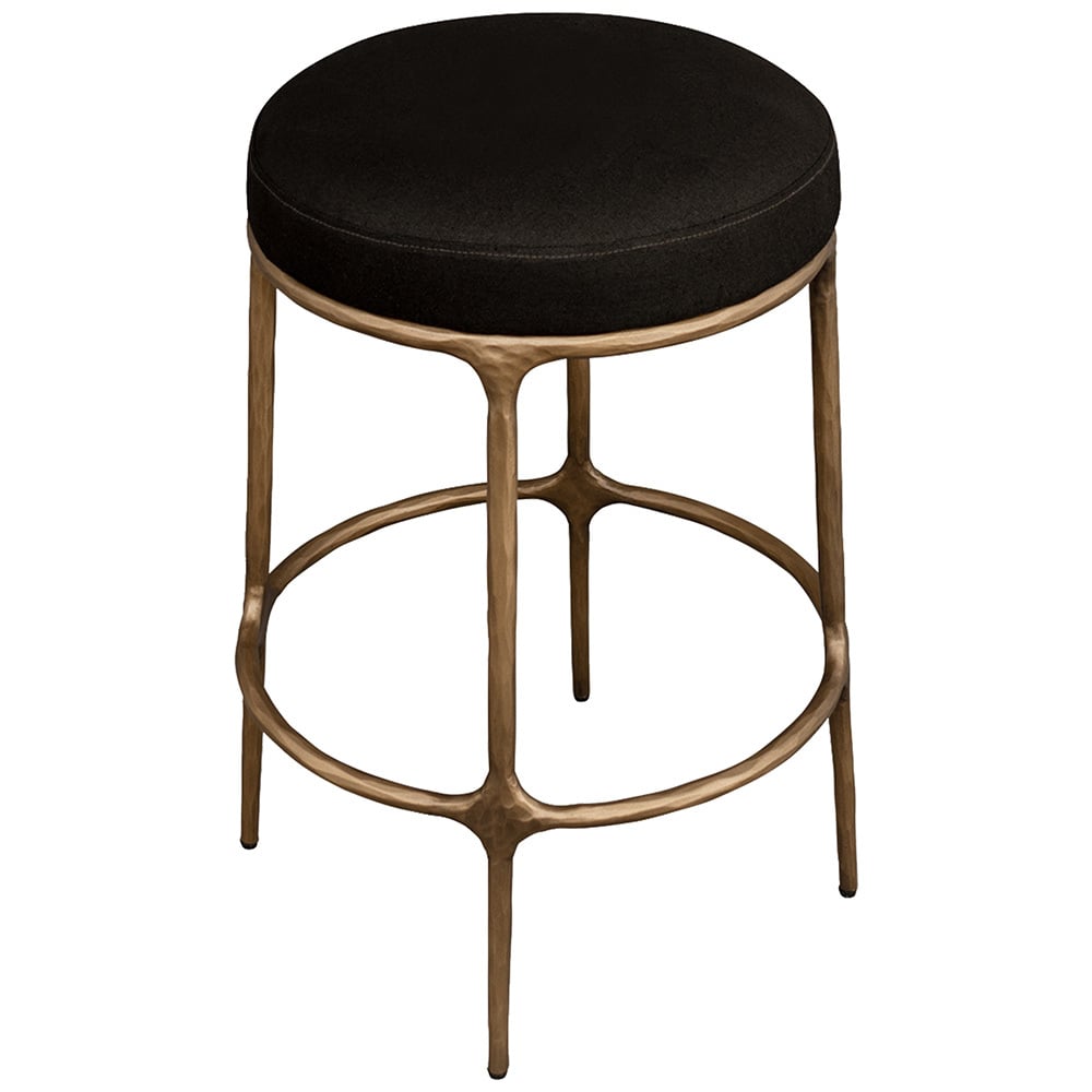 65cm Cassian Cotton-Blend Bar Stool