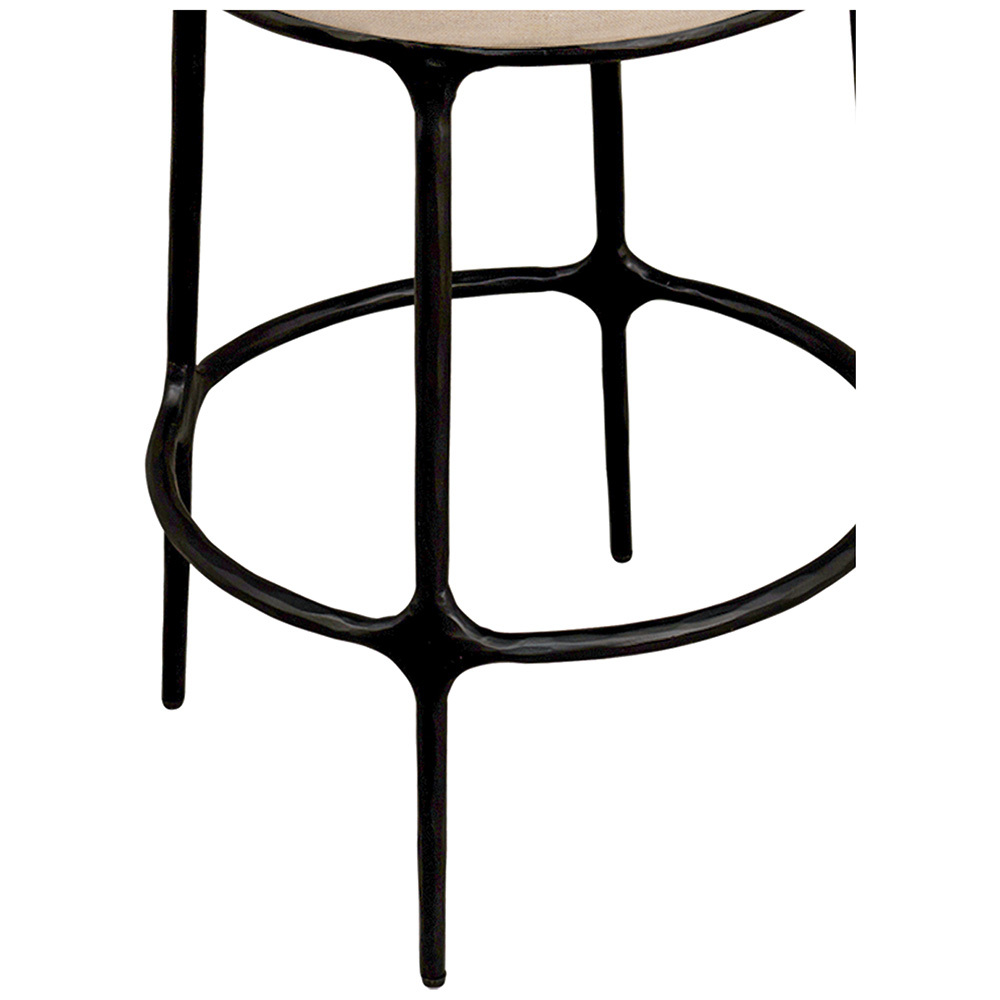 65cm Cassian Linen Bar Stool