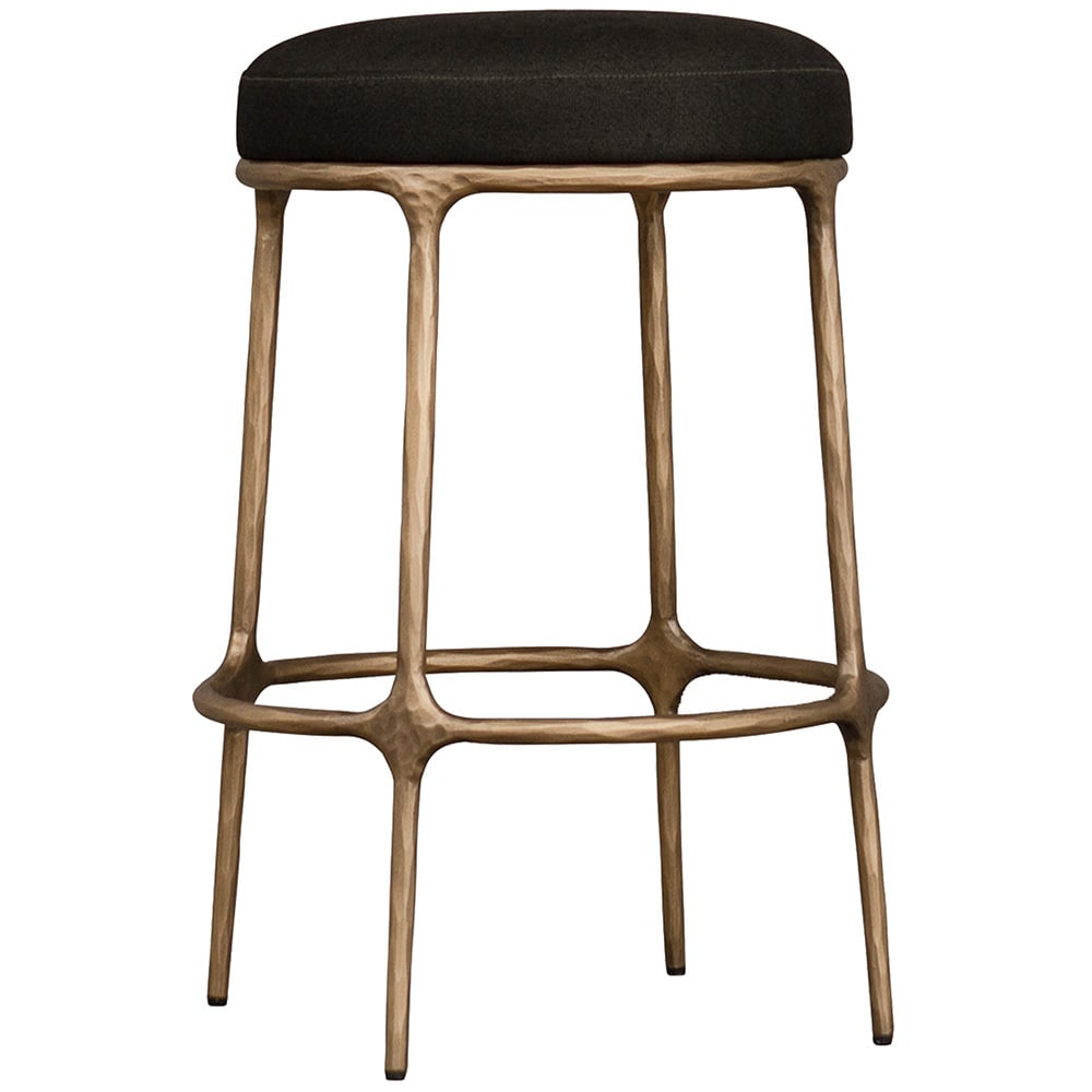 65cm Cassian Cotton-Blend Bar Stool