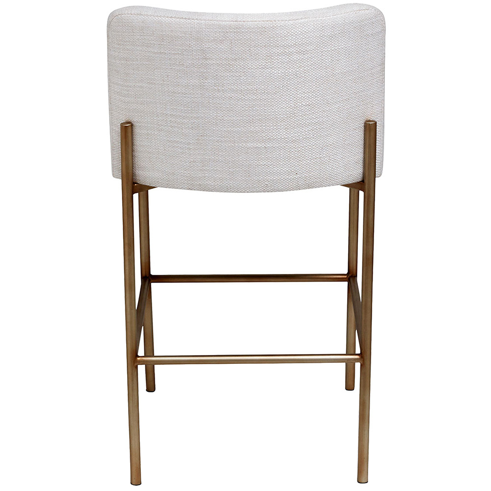 64cm Lux Upholstered Bar Stool