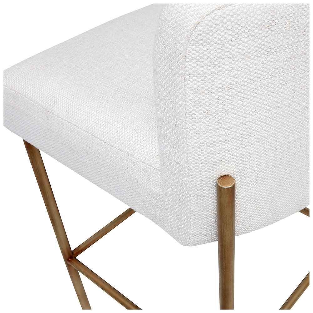 64cm Lux Upholstered Bar Stool