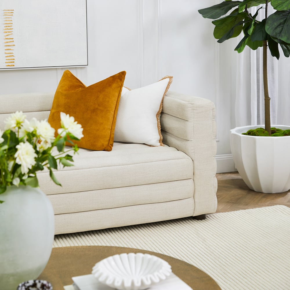 Levi 4 Seater Boucle Sofa