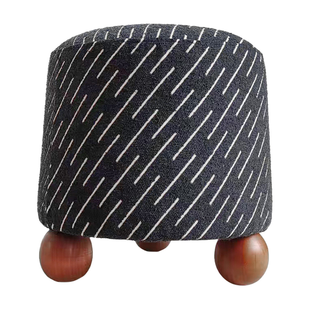 Astra Jacquard Ottoman
