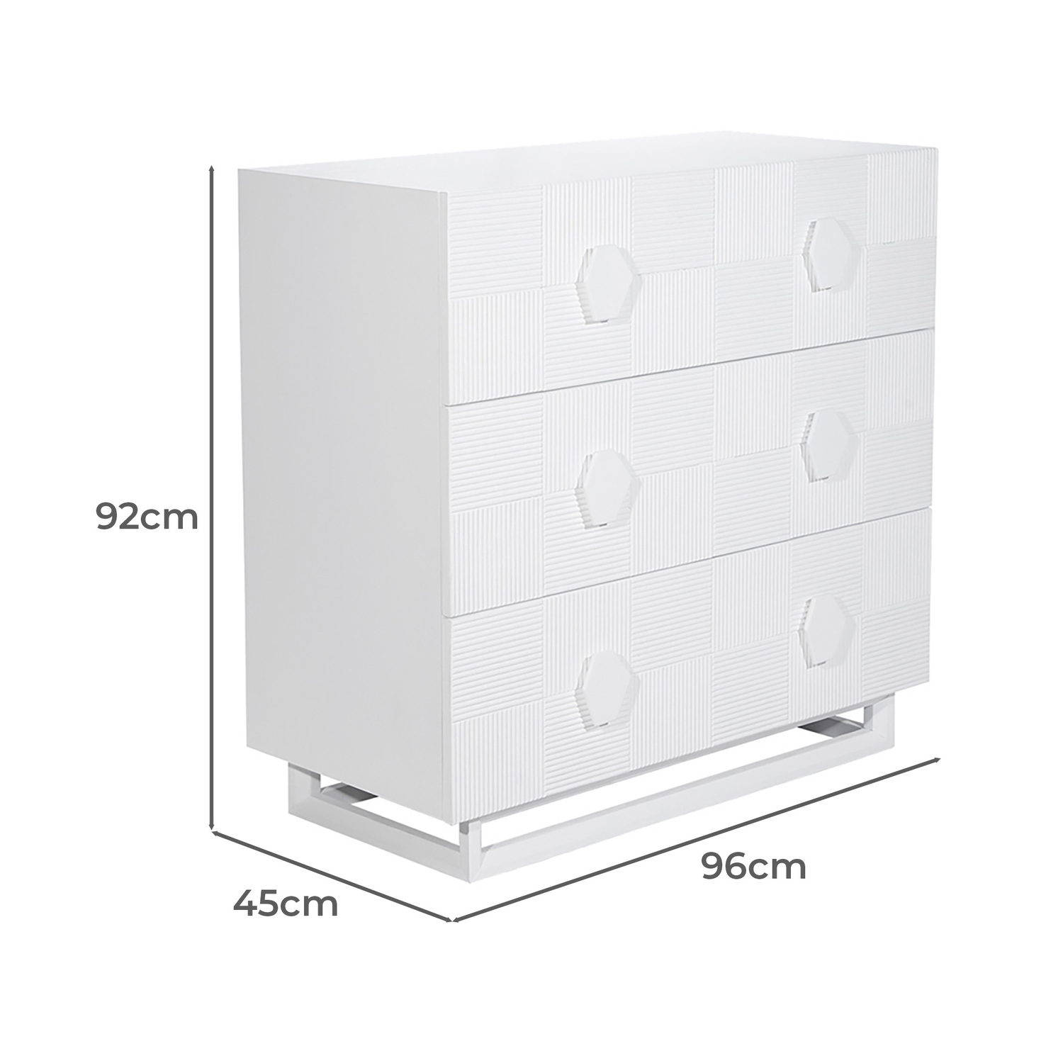 Archon 3 Drawer Chest